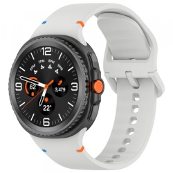 Curea Techsuit W079 pentru Samsung Galaxy Watch 8 Classic / Watch8 44mm / Watch 8 40mm, Gri
