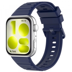 Curea Techsuit W082 pentru Huawei Watch Fit 5 Pro, Bleumarin