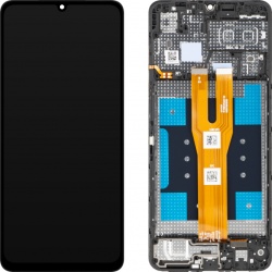 Display cu Touchscreen Samsung Galaxy A06 A065, cu Rama, Negru, Swap GH81-26440A