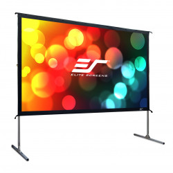 Ecran proiectie portabil, 332 x 187 cm, FRONT / REAR, EliteScreens Yard Master 2 Dual OMS150H2-DUAL, format 16:9