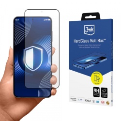 Folie de protectie Ecran Matte 3MK Max pentru Samsung Galaxy S26 Plus, Sticla Securizata, Full Glue, Neagra