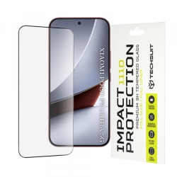 Folie de protectie Ecran Techsuit pentru Xiaomi Poco F9 Ultra, Sticla Securizata, Full Glue, 111D, Neagra