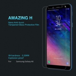 Folie protectie din sticla Nillkin Amazing H pentru Samsung Galaxy A6 2018, transparent - Img 2