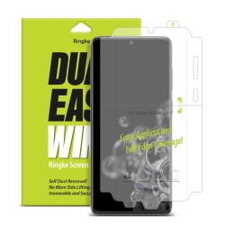 Folie protectie TPU Case friendly Ringke Dual Easy compatibila cu Samsung Galaxy S20 Ultra 2Pack