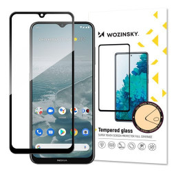 Folie sticla Full Glue Wozinsky super durabila cu cadru Nokia G20 negru