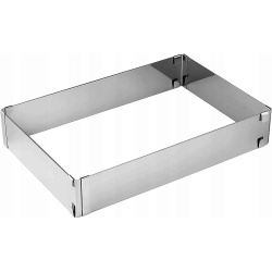Forma de copt Zenker extensibila, 34x52cm, inox, compatibila cu masina de spalat vase