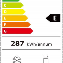 Frigider side by side Heinner HSBS-H442NFBKE++, 436 l, No Frost, Display, Functie Smart, Congelare si racire rapida, Clasa E, H 176.5 cm, Negru - Img 6