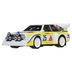 HOT WHEELS MASINUTA METALICA CU SISTEM PULL BACK AUDI SPORT QUATTRO S1 E2 HW TORQUE SCARA 1 LA 43 - Img 3