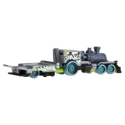 HOT WHEELS TRACK FLEET CAMION FLOTA NITRO RAIL SCARA 1 LA 64 - Img 2