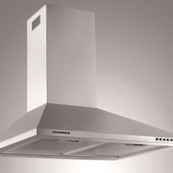 Hota incorporabila decorativa Heinner DCH-450X, putere de absorbtie 429.4 mc/h, 1 motor, 60 cm, 3 trepte de viteza, Inox
