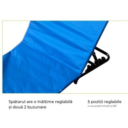 HR COVOR PLAJA/SEZLONG-141*45*51CM, BLUE - Img 3