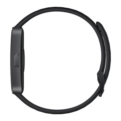 Huawei Band 10 Matte Black, Curea Fluoroelastomer Black - Img 4