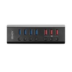 Hub Lindy 7 Port USB 3.0 3x QuickCharge - Img 4