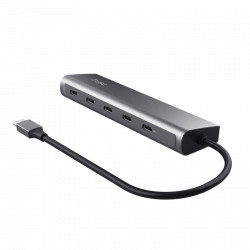 Hub Trust Halyx 5 x USB-C, gri - Img 4