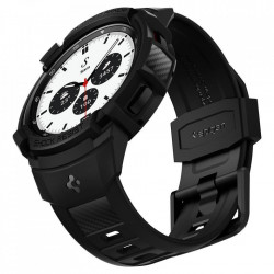 Husa + curea SPIGEN RUGGED ARMOR ”PRO” pentru GALAXY WATCH 4 CLASSIC 42 MM MATTE BLACK - Img 3