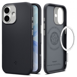 Husa MagSafe pentru Apple iPhone 17, Spigen, Caseology Nano Pop, Neagra