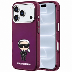 Husa MagSafe pentru Apple iPhone 18 Pro / 17 Pro, Karl Lagerfeld, HC IML Ikonik Sketch Print, Visinie