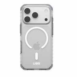 Husa MagSafe pentru Apple iPhone 18 Pro / 17 Pro, Urban Armor Gear, Plyo LT, Argintie