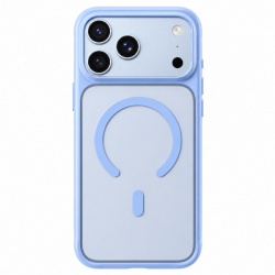 Husa MagSafe pentru Apple iPhone 18 Pro Max / 17 Pro Max, Blueo, APE Anti-Drop, Albastra