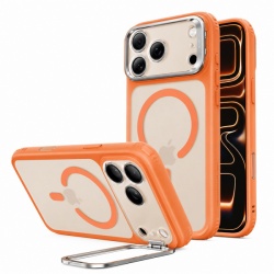 Husa MagSafe pentru Apple iPhone 18 Pro Max / 17 Pro Max, ESR, Classic Hybrid Kickstand, Portocalie Satinata