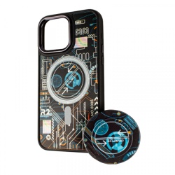 Husa MagSafe pentru Xiaomi Redmi A2 / A1, BOTER, MagPopsocket Technology, Multicolor
