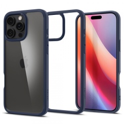 Husa pentru Apple iPhone 16 Pro, Spigen, Ultra Hybrid, Bleumarin