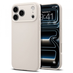 Husa pentru Apple iPhone 18 Pro Max / 17 Pro Max, Spigen, Liquid Air, Bej ACS12114
