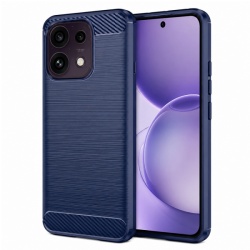 Husa pentru Oppo Reno16 F / Reno16 FS, Techsuit, Carbon, Albastra