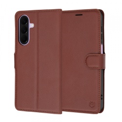 Husa pentru Samsung Galaxy A27 5G, Techsuit, Leather Folio, Maro