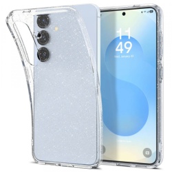 Husa pentru Samsung Galaxy S25 S931, Spigen, Liquid Crystal Glitter, Transparenta