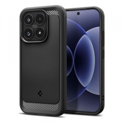 Husa pentru Xiaomi 17, Spigen, Rugged Armor, Neagra Mata ACS10458
