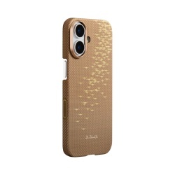 Husa Pitaka pentru iPhone 17 Glinds of Gold, Ultra-Slim, Auriu