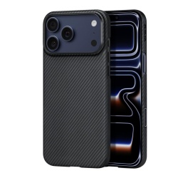 Husa Pitaka pentru iPhone 17 Pro, MagEZ 7 Pro, 600D, Ultra-Slim, Negru/Gri