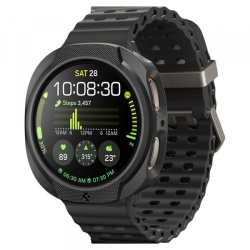 Husa Spigen Liquid Air pentru Samsung Galaxy Watch8 44mm, Neagra Mata