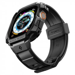 Husa Spigen Rugged Armor Pro cu curea pentru Apple Watch Ultra (49 mm) - neagra - Img 2