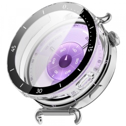 Husa Techsuit Defense360 Pro Bezel pentru Huawei Watch GT 6 41mm, Transparenta