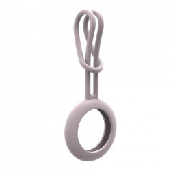 Husa TYPEC tip breloc din silicon pentru Apple AirTag roz