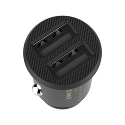 Incarcator auto, Baseus Grain, 2x USB 3.1A, negru - Img 3