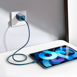 Incarcator Baseus Super Si Quick Charger 1C 20W cu cablu USB-C la Lightning 1m (blue) - Img 2
