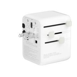 Incarcator Mophie Essential 35w GaN 5 Port + AC Travel Adapter, White - Img 4