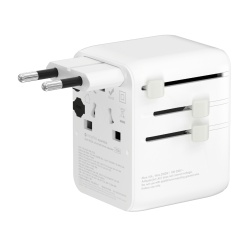 Incarcator Mophie Essential 70w GaN 5 Port + AC Travel Adapter White - Img 2