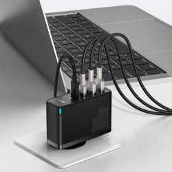Incarcator priza Baseus GaN2 Pro 2x USB + 2x USB-C, 100W, EU (Black) - Img 3