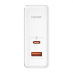 Incarcator priza Baseus GaN5 Pro Fast Universal GaN USB Charger Type C / USB 100W PD3.0, QC4.0 +, AFC white (CCGP090201) - Img 4