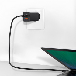 Incarcator priza, rapid Baseus GaN2 Lite 65W USB / USB Typ C Quick Charge 3.0 Power Delivery (gallium nitride) black (CCGAN2L-B01) - Img 3