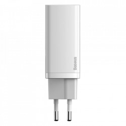 Incarcator priza, rapid Baseus GaN2 Lite 65W USB / USB Typ C Quick Charge 3.0 Power Delivery (gallium nitride) white