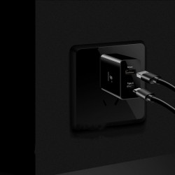 Incarcator retea pentru telefon , Dux Ducis c40 , 1 port Usb Smart , 1 x Type C PD 3.0 , negru - Img 8