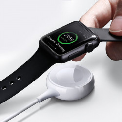 Incarcator wireless MFI Qi Ugreen pentru Apple Watch cu cablu incorporat 1m alb (CD177) - Img 4