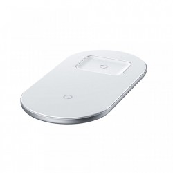 Incarcator wireless pentru smartphone-uri si AirPods , Baseus 18W alb (WXJK-02) - Img 3