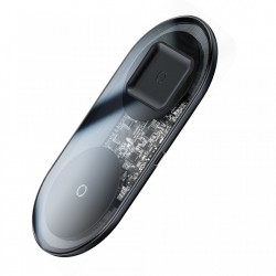 Incarcator wireless pentru smartphone-uri si AirPods , Baseus 18W transparent (WXJK-A01) - Img 6