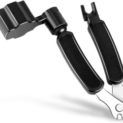Instrument Multifuncțional 3 în 1 pentru Chitari Typec, Întinzător de Corzi, Tăietor și Extractor de Pin (Bridge Pin Puller), Accesorii Chitară